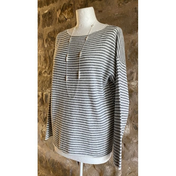 'Cara' our Striped Cashmere Mix Jumpers