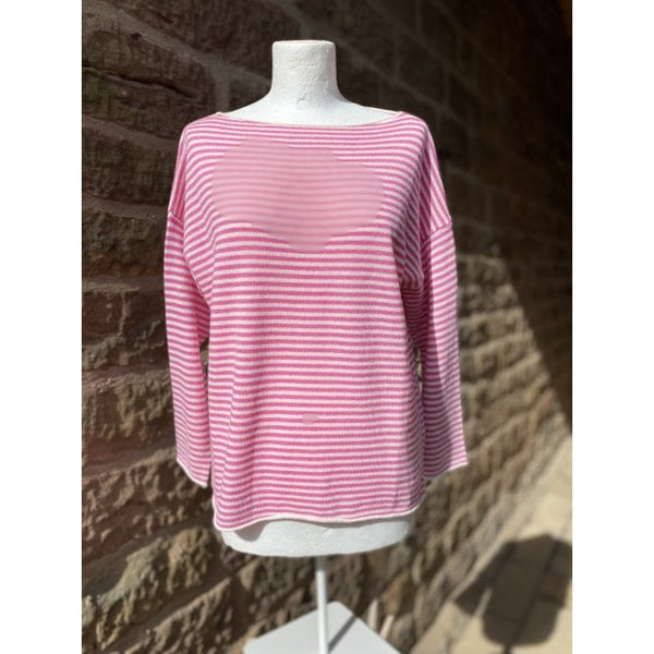 'Cara' our Striped Cashmere Mix Jumpers