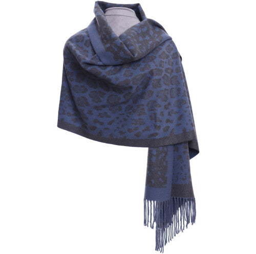 Reversible Animal Wrap Scarf